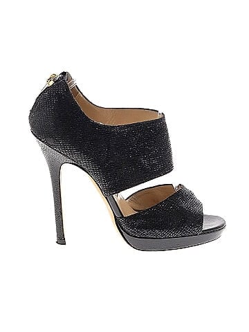 Jimmy Choo Glitter Private Heels (view 1)
