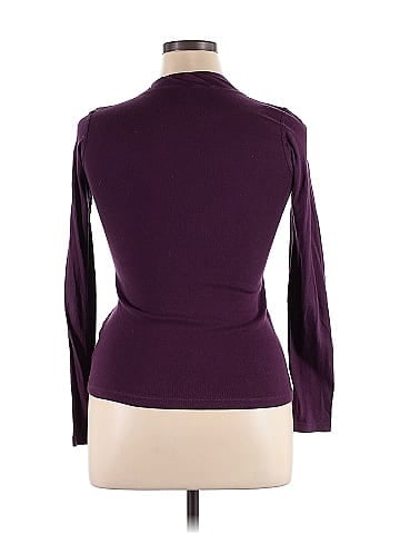 Three Dots Long Sleeve Top (view 2)