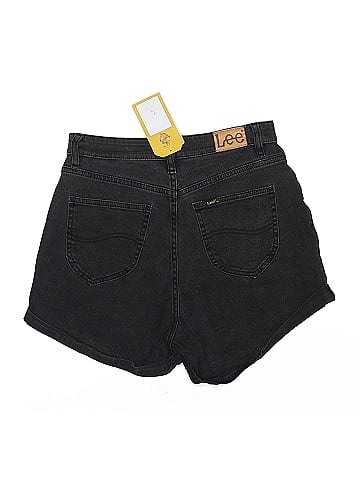 Lee Black High-Waisted Denim Shorts (view 2)