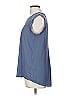 Pleione 100% Polyester Blue Short Sleeve Top Size M - photo 5