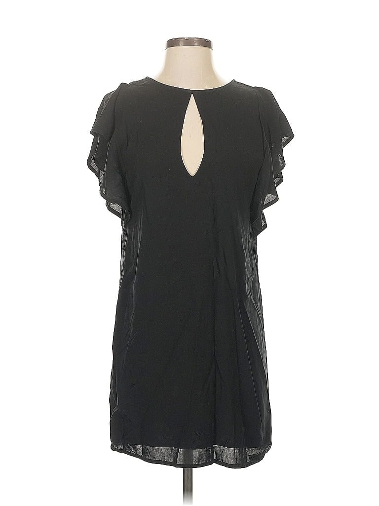 Pre-owned Tobi Short Sleeve Blouse In Black