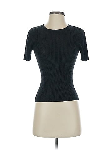 BCBG Short Sleeve Silk Top (view 1)