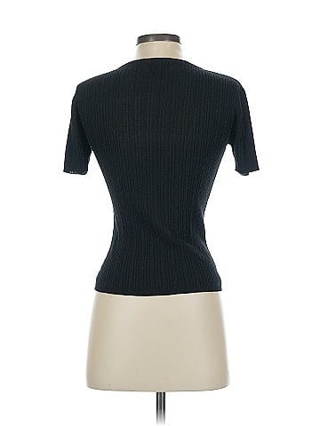 BCBG Short Sleeve Silk Top (view 2)