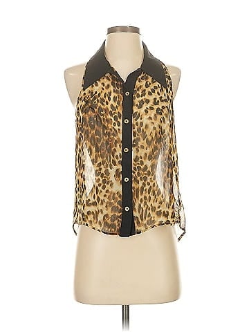 Aqua Sleeveless Blouse (view 1)