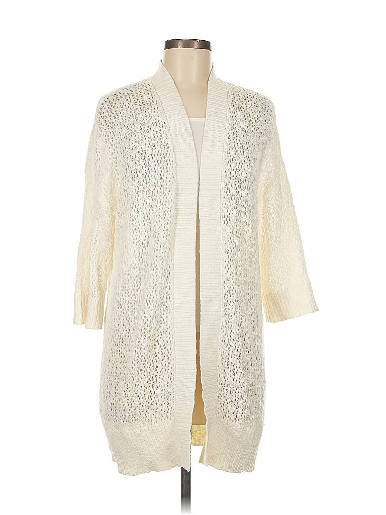 Pre-owned Torrid Cardigan Sweater In White