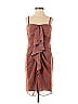 Gianni Bini 100% Polyester Gray Orange Cocktail Dress Size 2 - photo 1