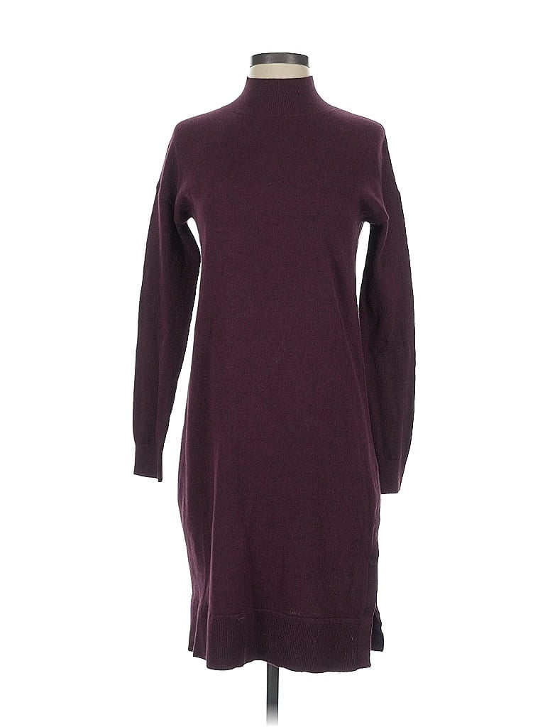 Pre-owned Banana Republic Factory Store Turtleneck Sweater In Burgundy