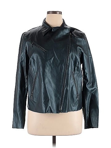 Anne Klein Faux Leather Jacket (view 1)