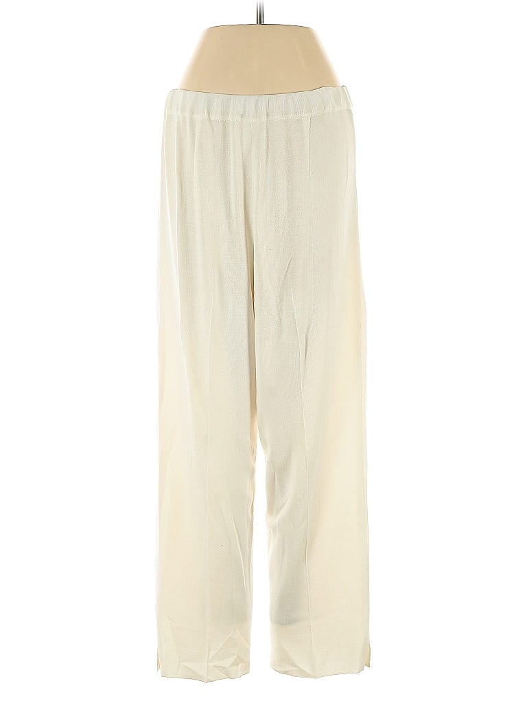 Pre-owned Misook Casual Pants In White