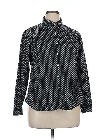 Foxcroft Long Sleeve Button-Down Shirt (view 1)