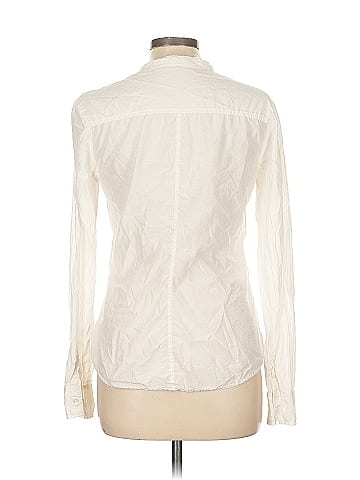 James Perse Long Sleeve Silk Top (view 2)