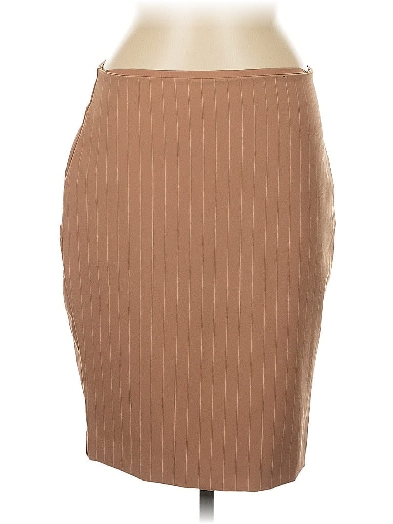 Pre-owned Express Formal Skirt In Brown