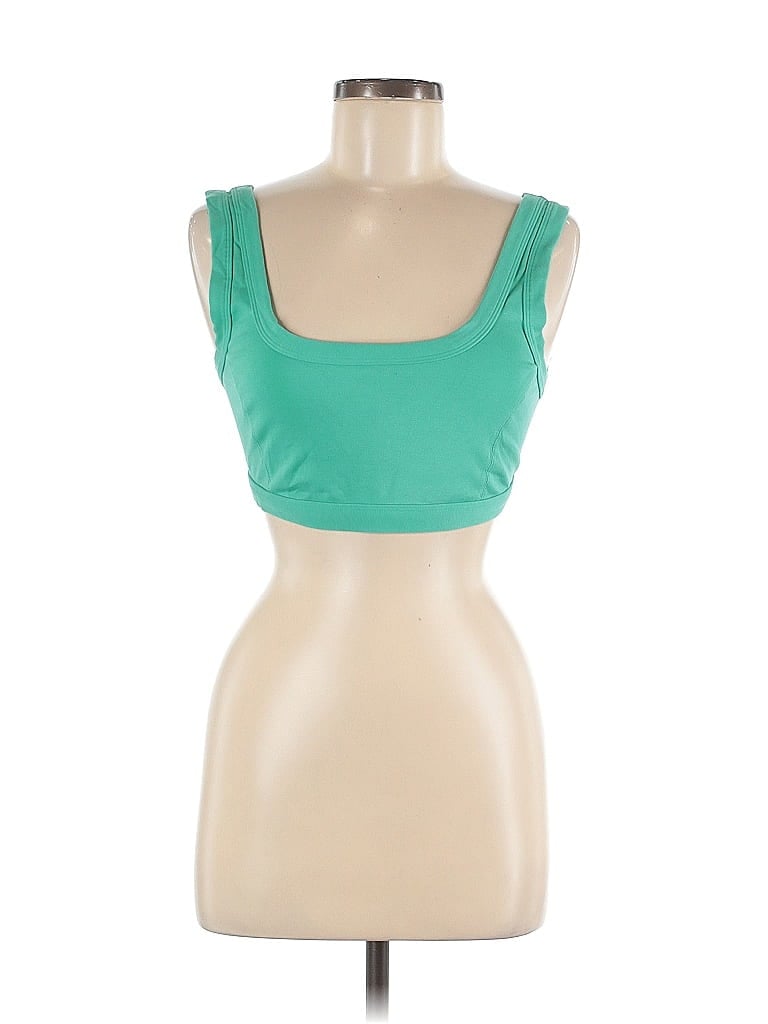 Pre-owned Yitty Tank Top Green Strapless Neckline Tops