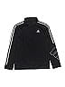 Adidas 100% Polyester Black Track Jacket Size 14 - photo 1