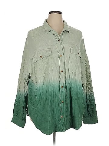 White Birch Long Sleeve Button-Down Shirt (view 1)