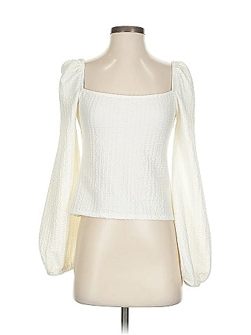 Express One Eleven Long Sleeve Blouse (view 1)