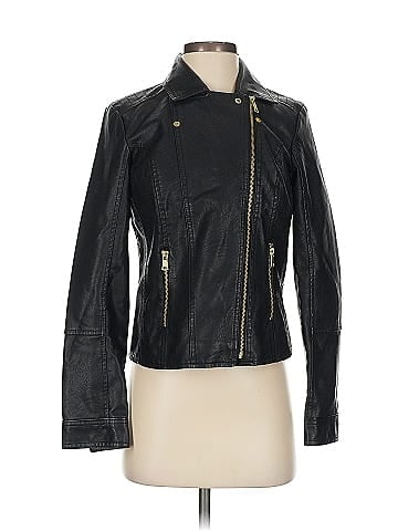 Baccini Faux Leather Jacket (view 1)