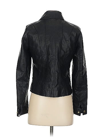 Baccini Faux Leather Jacket (view 2)
