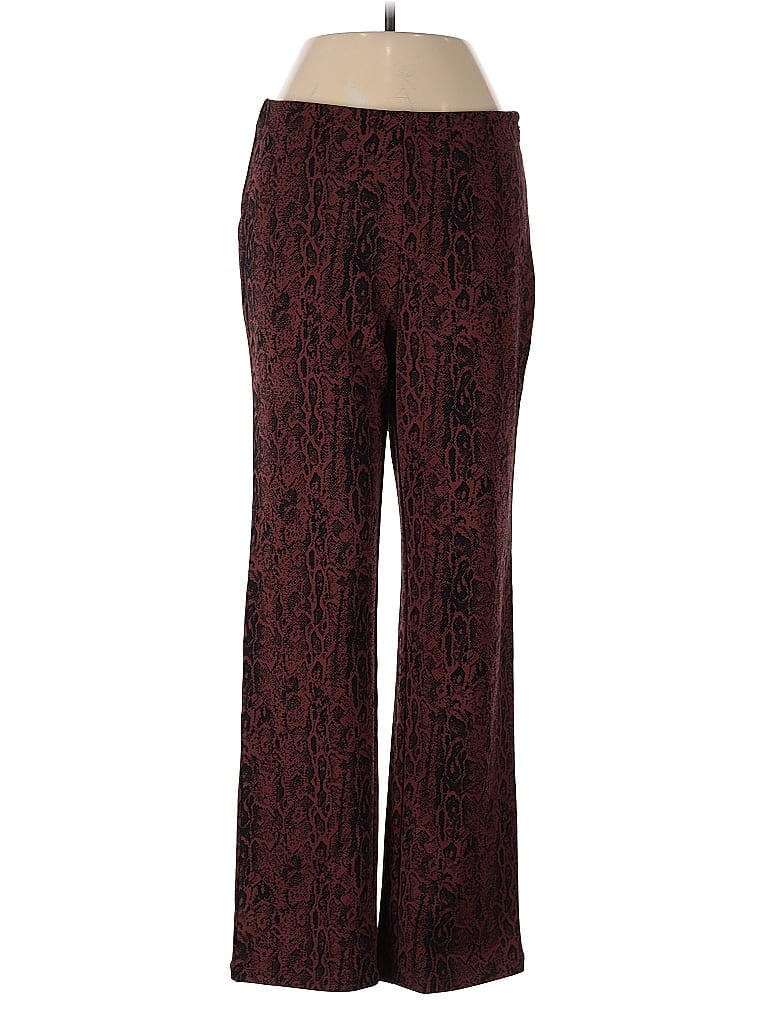 Pre-owned Leith Casual Pants In Burgundy