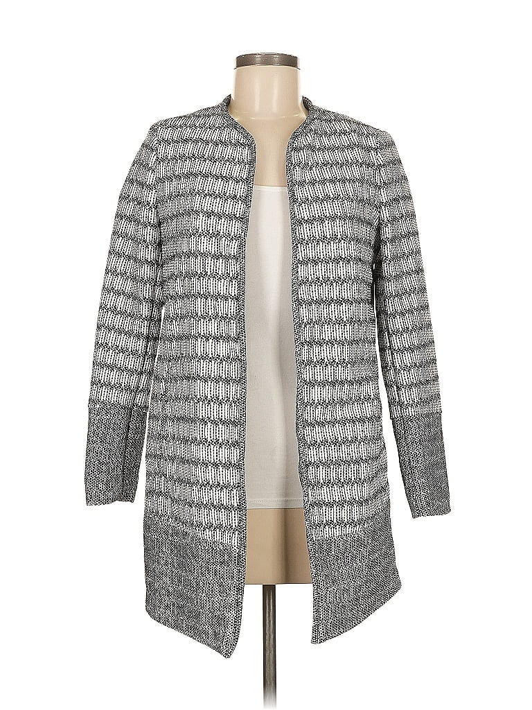 Pre-owned H&m Cardigan Sweater In Gray