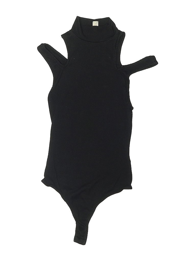 Pre-owned Intimately By Free People Bodysuit In Black