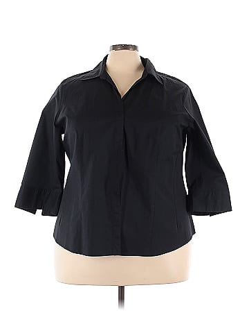 Riders by Lee 3/4 Sleeve Button-Down Shirt (view 1)