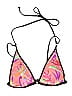 Victoria's Secret Pink Graphic Pink Swimsuit Top Size M - photo 1