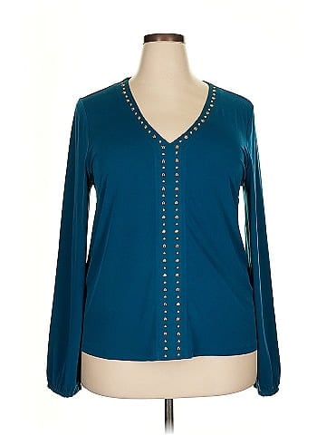 INC International Concepts Long Sleeve Blouse (view 1)
