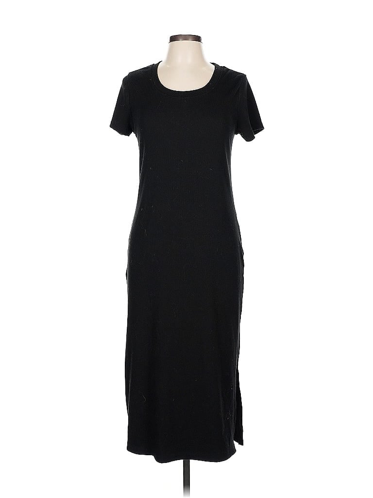 Pre-owned Real Essentials Casual Dress In Black
