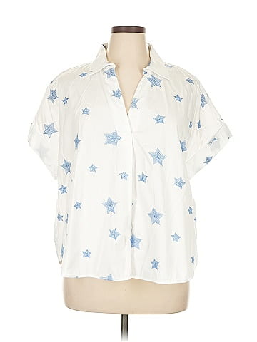 Crown & Ivy Short Sleeve Blouse (view 1)