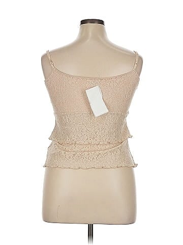 Collection Ivory Lace Spaghetti Strap Top  (view 2)