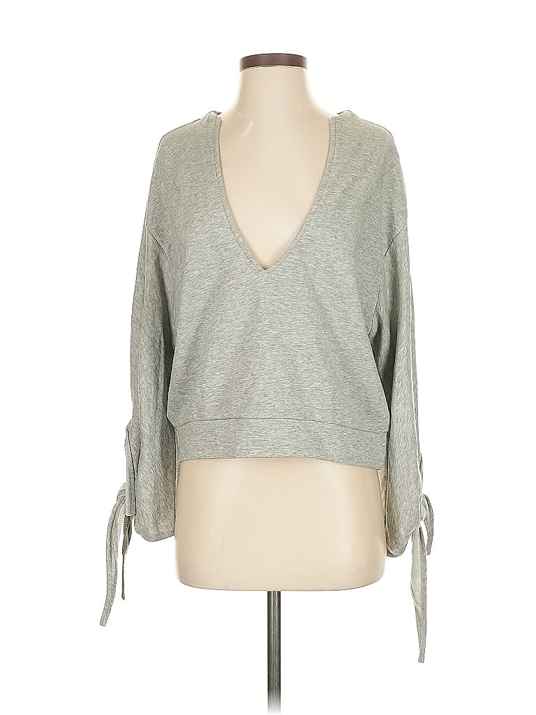 Pre-owned Urban Outfitters 3/4 Sleeve T-shirt In Gray