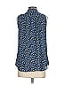 Elle 100% Polyester Blue Sleeveless Blouse Size S - photo 2