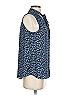 Elle 100% Polyester Blue Sleeveless Blouse Size S - photo 4
