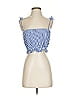 MDS Stripes Blue Sleeveless Blouse Size 0 - photo 1