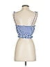 MDS Stripes Blue Sleeveless Blouse Size 0 - photo 2