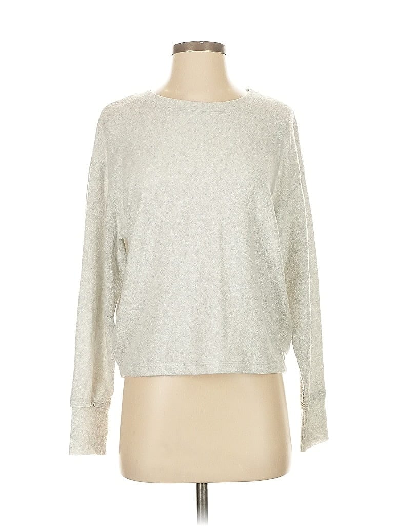 Pre-owned Michael Stars Pullover Sweater In Silver