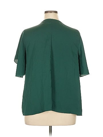 Shein Curve Short Sleeve Blouse (view 2)