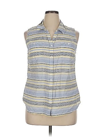 Studio Works Sleeveless Button-Down Shirt (view 1)