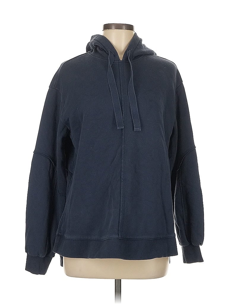 Pre-owned Sweaty Betty Zip Up Hoodie In Blue