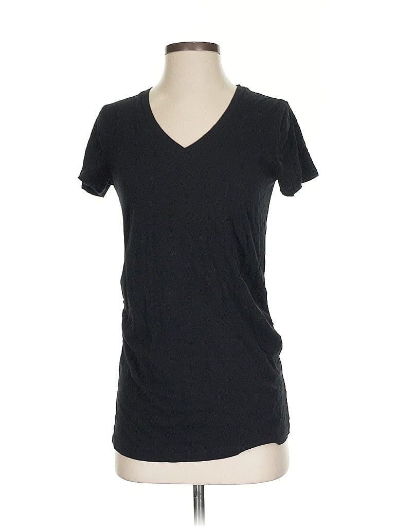 Pre-owned J.crew Factory Store Short Sleeve T-shirt In Black