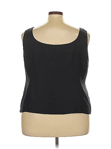 Dana Buchman Sleeveless Silk Top (view 2)