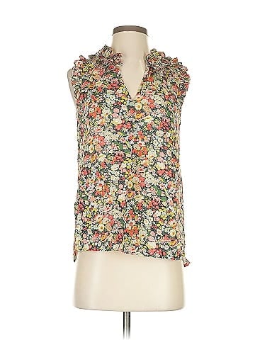 Liberty Art Fabrics for J.Crew Sleeveless Button-Down Shirt (view 1)