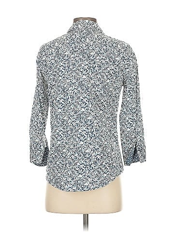 Foxcroft 3/4 Sleeve Button-Down Shirt (view 2)