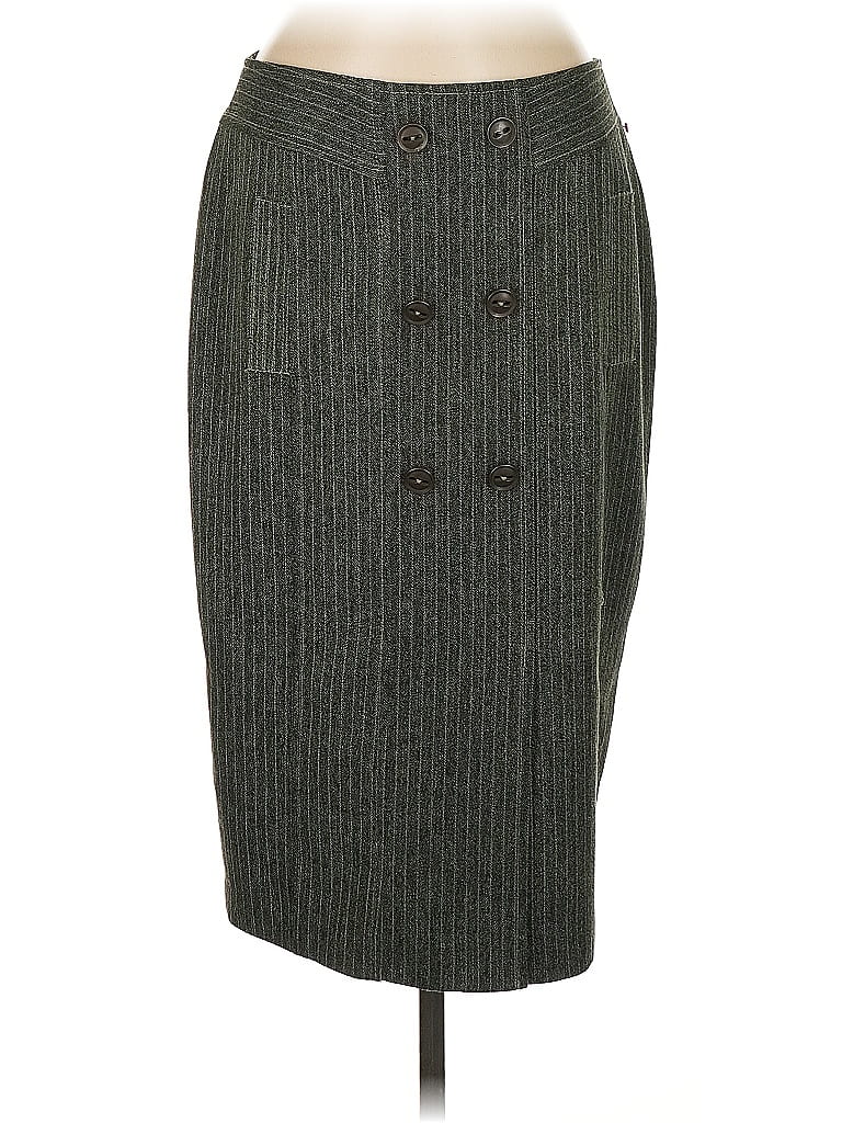 Click to view more detailed imagery on our partner's website Pre-owned Vex Wool Skirt In Gray