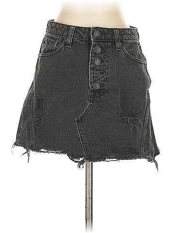 We the Free Denim Skirt (view 1)