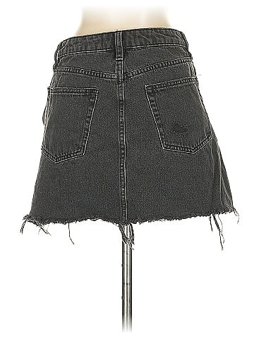 We the Free Denim Skirt (view 2)