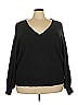 The Drop Black Pullover Sweater Size 3X - photo 1