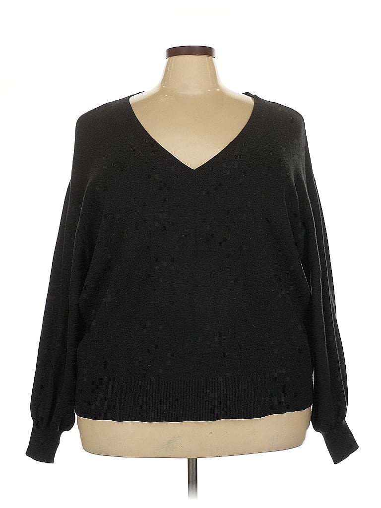 The Drop Black Pullover Sweater Size 3X - photo 1