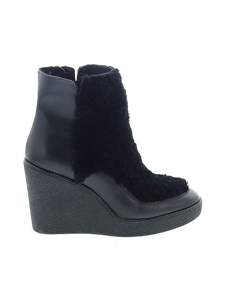 AQUATALIA Black Ankle Boots Size 9 - photo 1